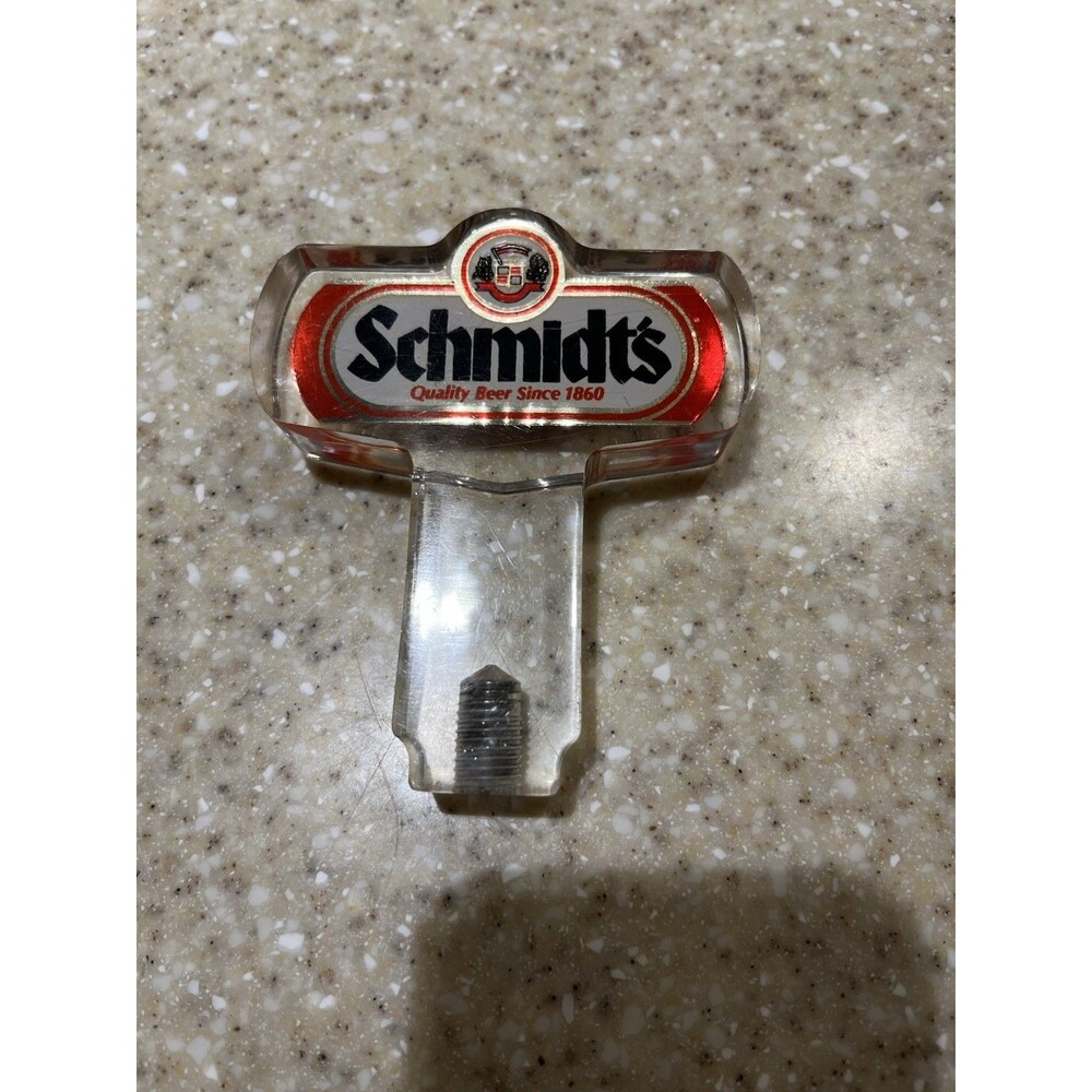 VTG 1960s70s Schmidt's Beer Tap Handle Pull Knob Schmidts Schmidt NOS